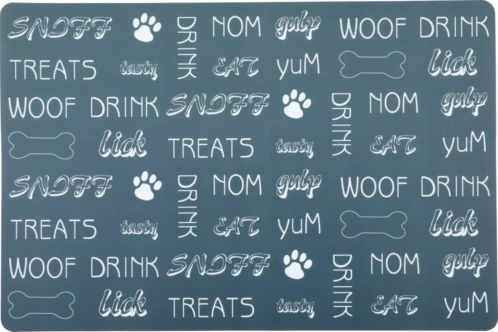 ZOLUX Podkładka pod miski dla psa czysta podłoga wzór napisy M 45x30 cm