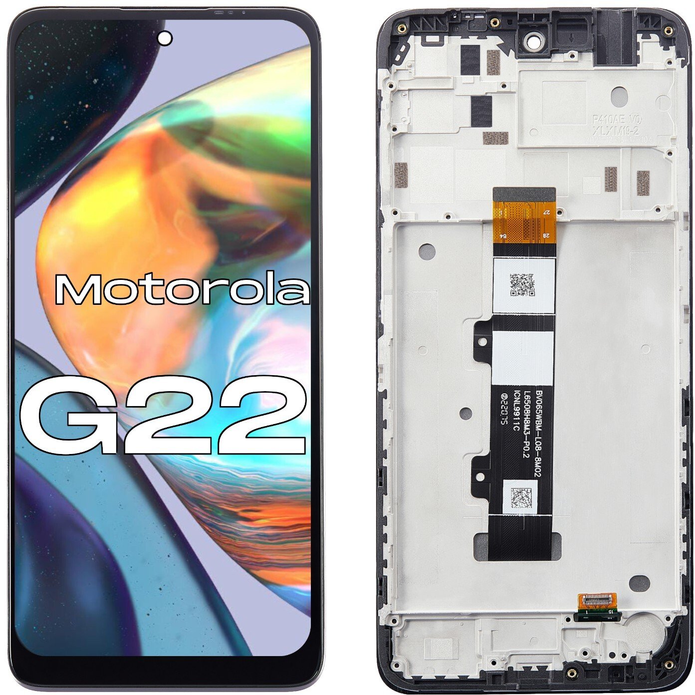 Wyświetlacz do Motorola Moto G22 LCD XT2231 Ekran Ramka