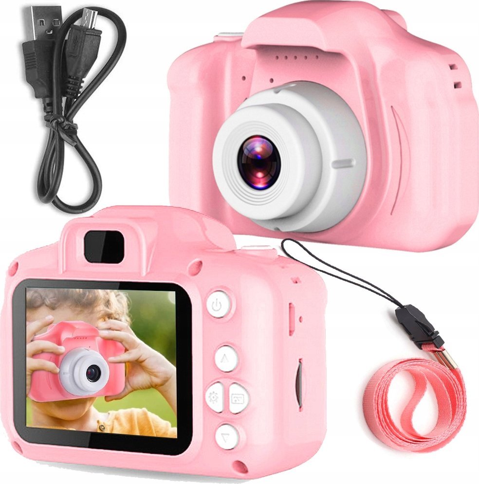 APARAT CYFROWY DLA DZIECI SIMPLE X200 różowy