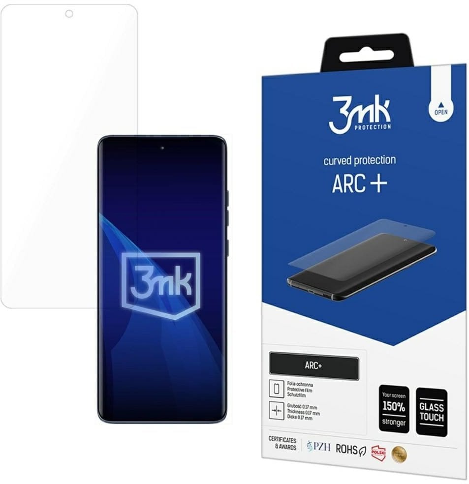 Folia 3MK ARC+ Fullscreen do Motorola Edge 60 Fusion