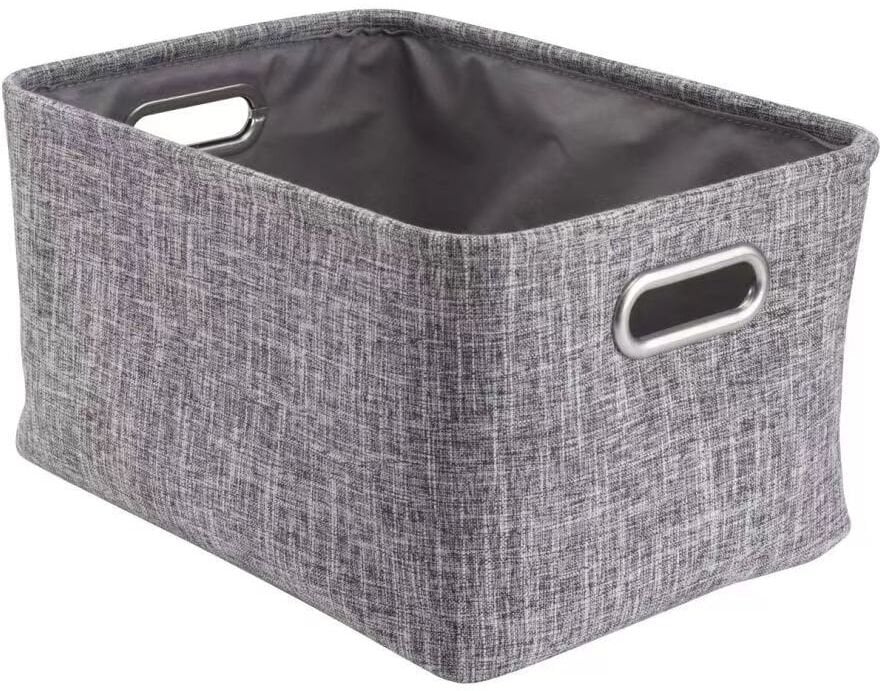 STORAGE BOX DOMOLETTI 26X36X20CM GRAY