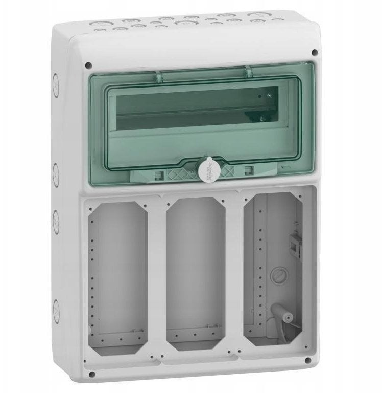 Rozdzielnica 1x12 natynkowa Mureva IP65 do gniazd gMRV-1-12+1-NT-T/11 3 otwory 103x225mm 13187