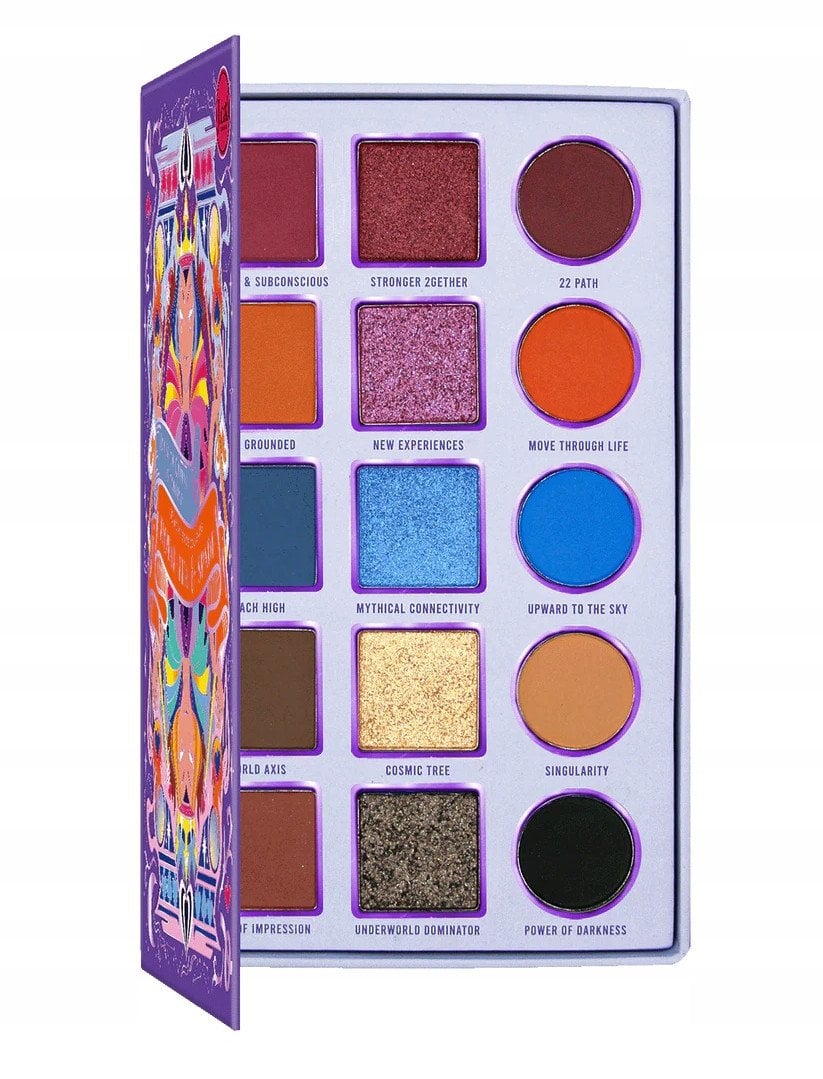 J.CAT BEAUTY_House Of Queens 15 Color Palette paleta cieni do oczu 103 Royal-Tea & Spade 16g