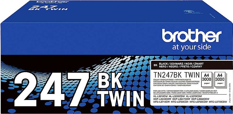 Toner Brother TN-247 Black Oryginał (TN247BKTWIN)