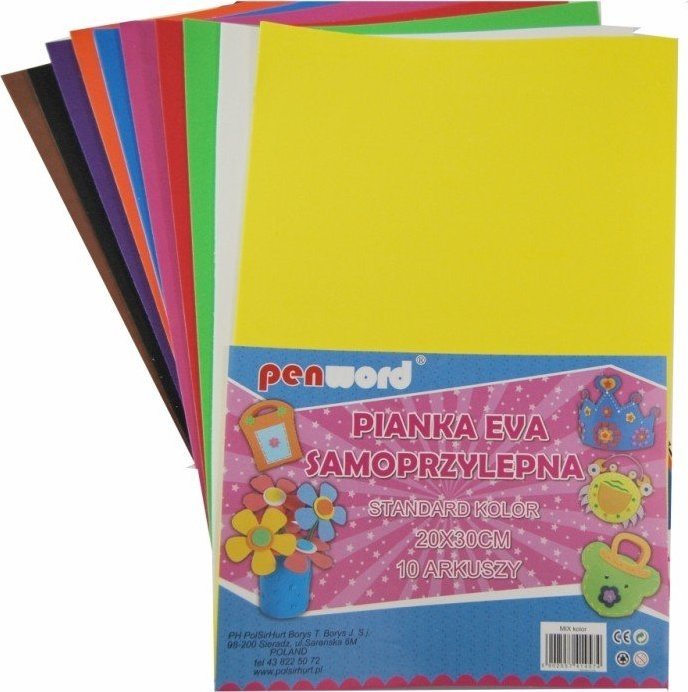 Penword Pianka dekoracyjna samoprzylepna 20 x 30 cm 10 ark.