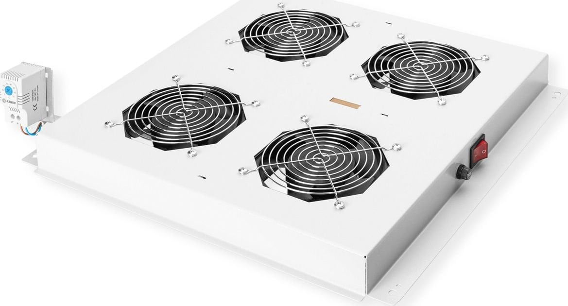 Roline ROLINE Dachluftereinheit 48,26cm 19Zoll 4 Lufter grau