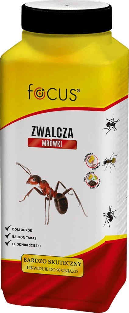 Focus granulat zwalcza mrówki butelka 900g