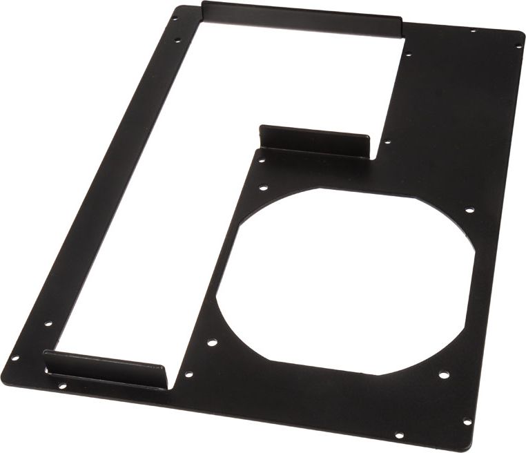 DimasTech Płyta tylna obudowy Micro-ATX, 5 gniazd, Czarna (S0022GB)