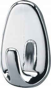 Bisk Haczyk łazienkowy samoprzylepny na ręczniki chrom