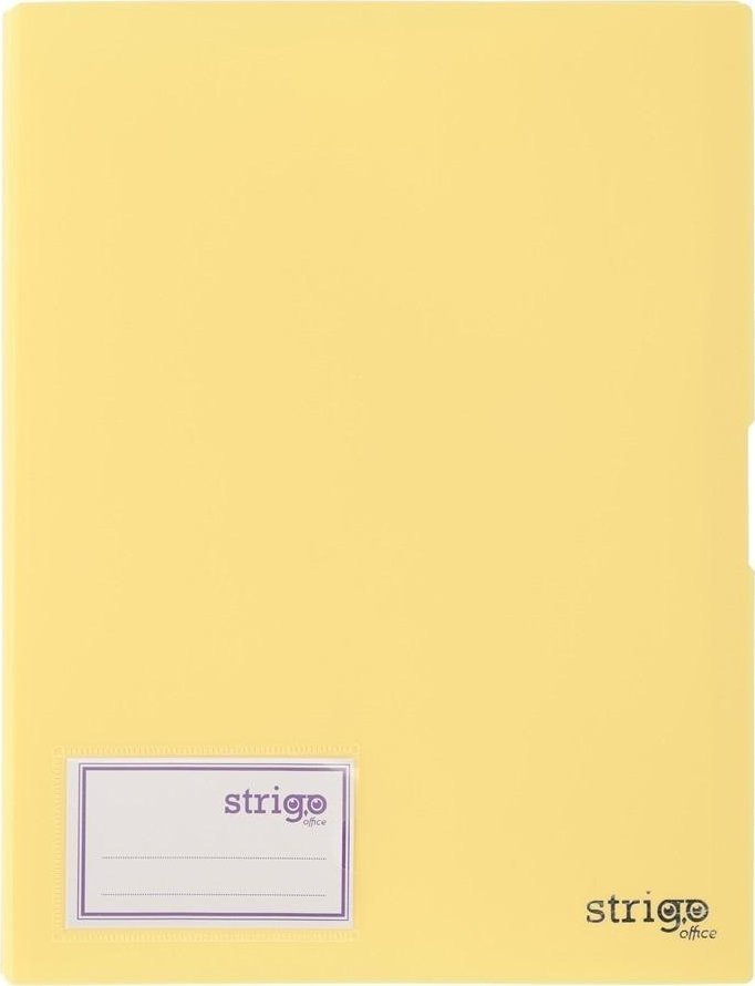 Album ofertowy A4 40 koszulek żółty STRIGO