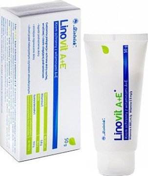 Linovit krem ochronny z witaminami A+ E 50g - Długi termin ważności!