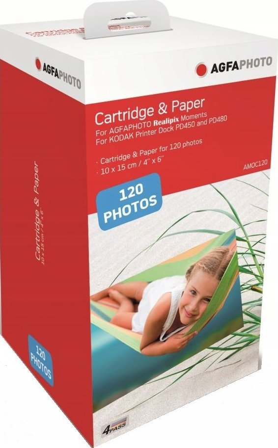 AgfaPhoto Papier do drukarki AGFA 10x15 Realipix 120 szt. / AMOC120