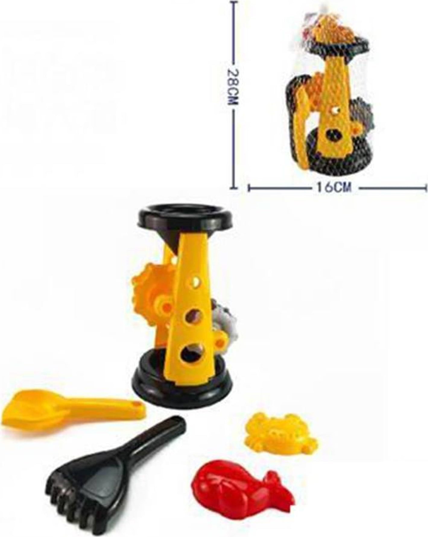 Trifox Zestaw plażowy młynek do piasku