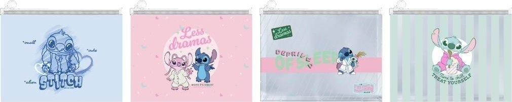 Teczka A4 PCV na suwak Stitch mix