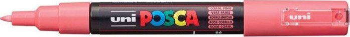 Uni MARKER PLAKATOWY UNI POSCA PC-1M PASTELOWY KORALOWY