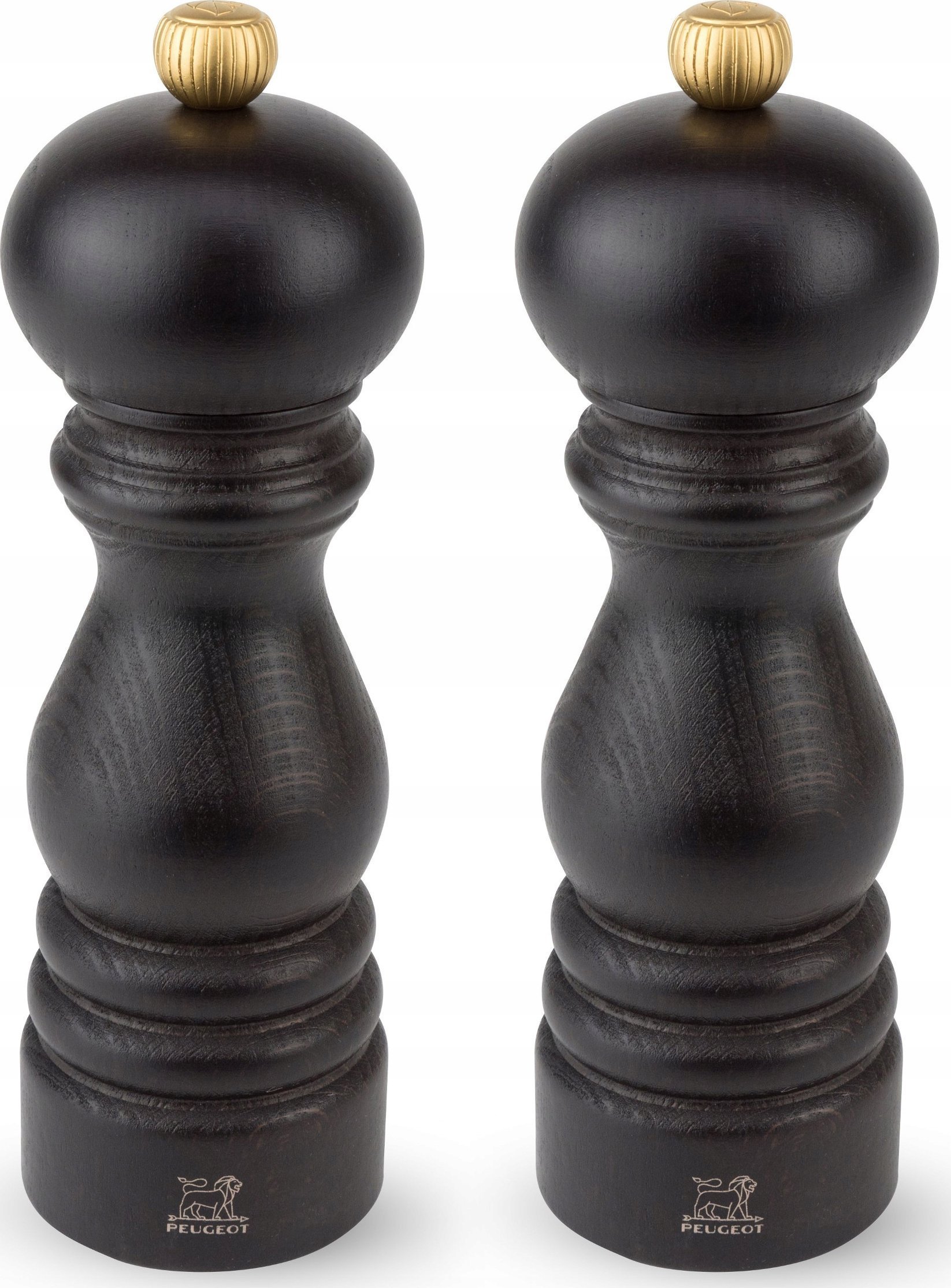 PARIS Zestaw młynków do soli i pieprzu 18 cm czeko