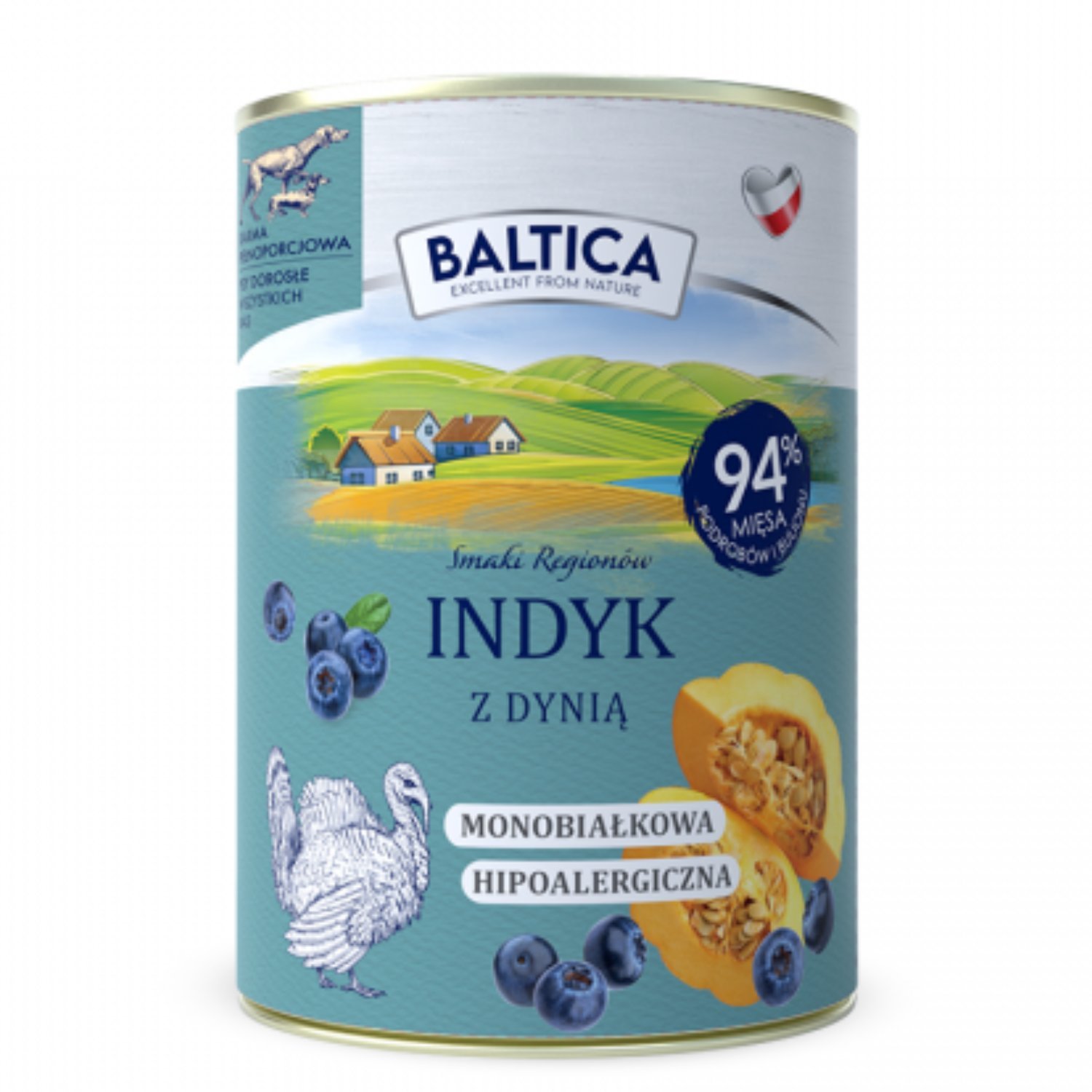 BALTICA SMAKI REGIONÓW Indyk z dynią 400g