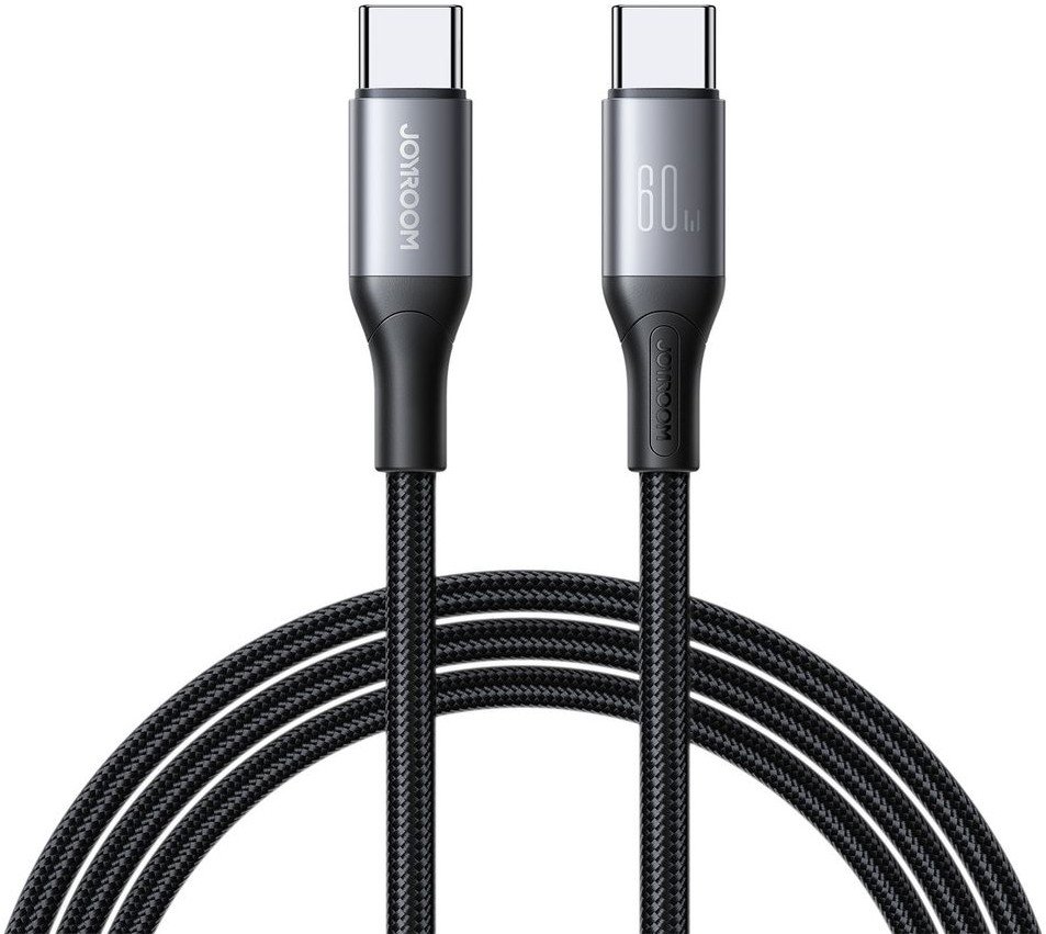 Kabel USB Joyroom USB-C - USB-C 1 m Czarny (6956116797874)