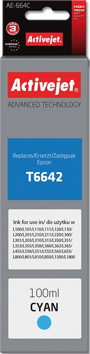 Tusz Activejet Tusz AE-664C (cyan)
