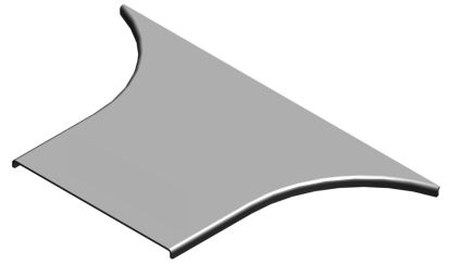 Baks Pokrywa trójnika dostawnego PTKZDP 100mm (307210)