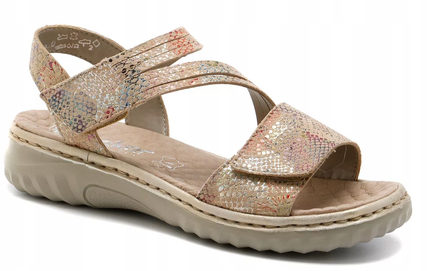 Rieker Sandals 60464-90 Beżowe 37