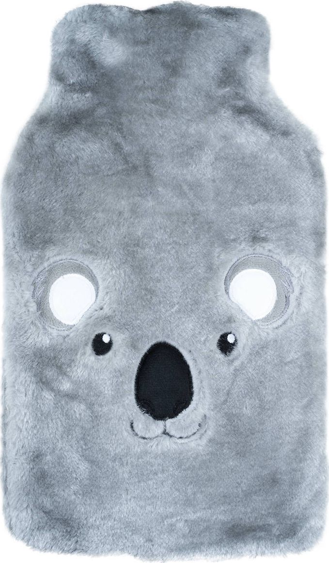 Soxo Termofor szary DUŻY 1,8l SOXO ogrzewacz w pokrowcu sweterku - KOALA pomysł na prezent