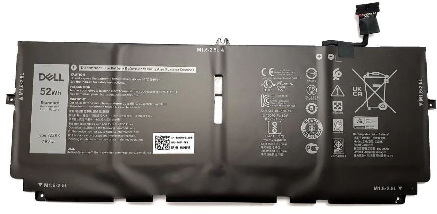 52Wh Lithium Ion battery for