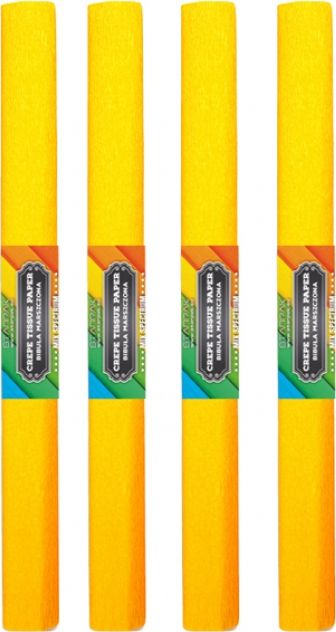 Starpak Bibuła marszczona 50x200cm żółta 10szt.