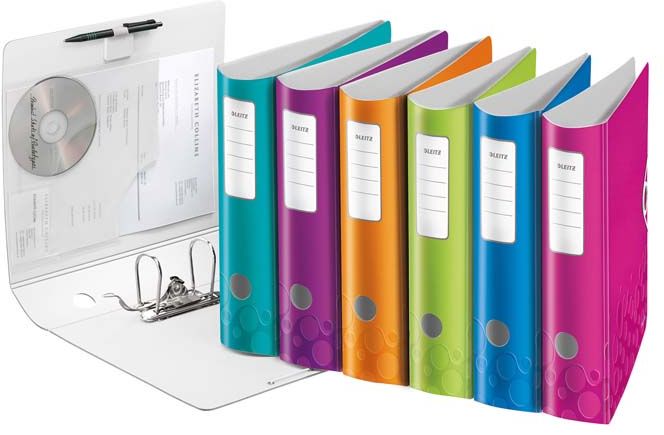 Segregator Leitz A4 75mm fioletowy (11060062)