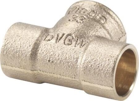 Trójnik 18 x 3/4 x 18 braz / blyszczacyŁącznik do rur