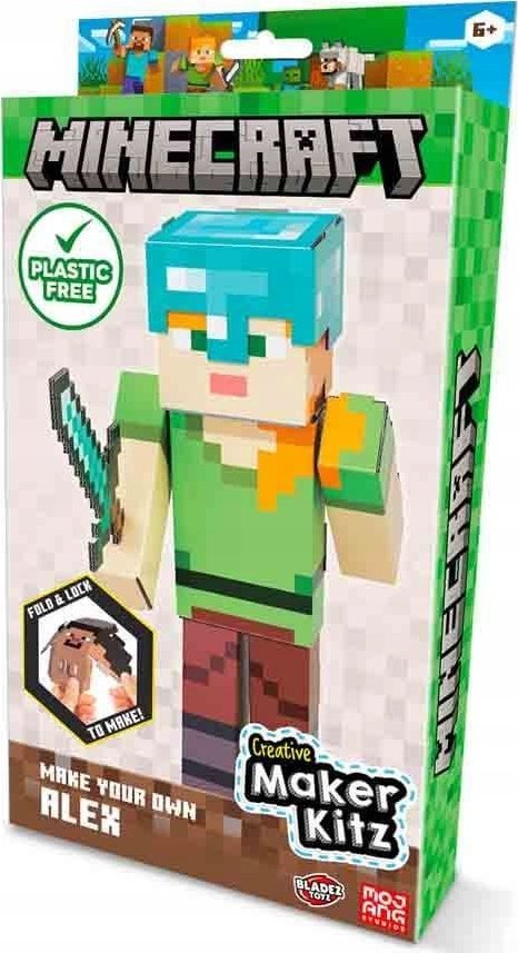 Mega Creative MINECRAFT BLADEZ zbuduj figurkę Alexa MC85804