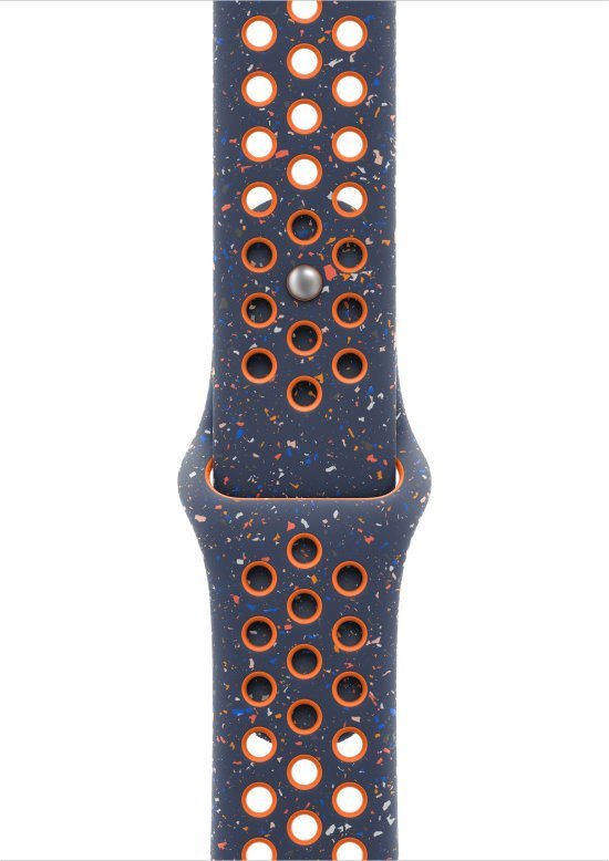 Apple Pasek sportowy Nike w kolorze błękitnego płomienia do koperty 45 mm - M/L