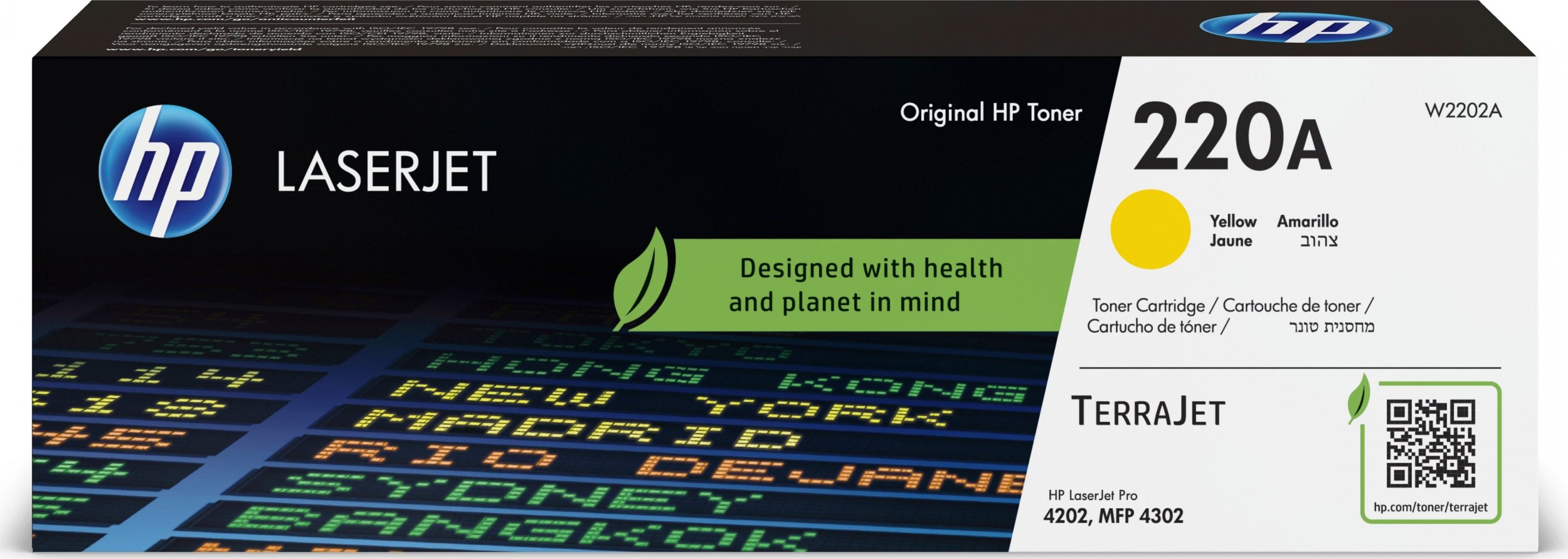 Toner HP 220A Yellow Oryginał (W2202A)