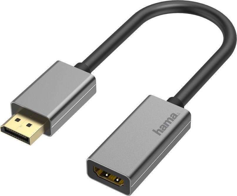 Adapter AV Hama DisplayPort - HDMI szary (002003290000)