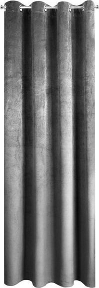 Eurofirany Zasłona Dekoracyjna Euro Pierre Stal 140x250