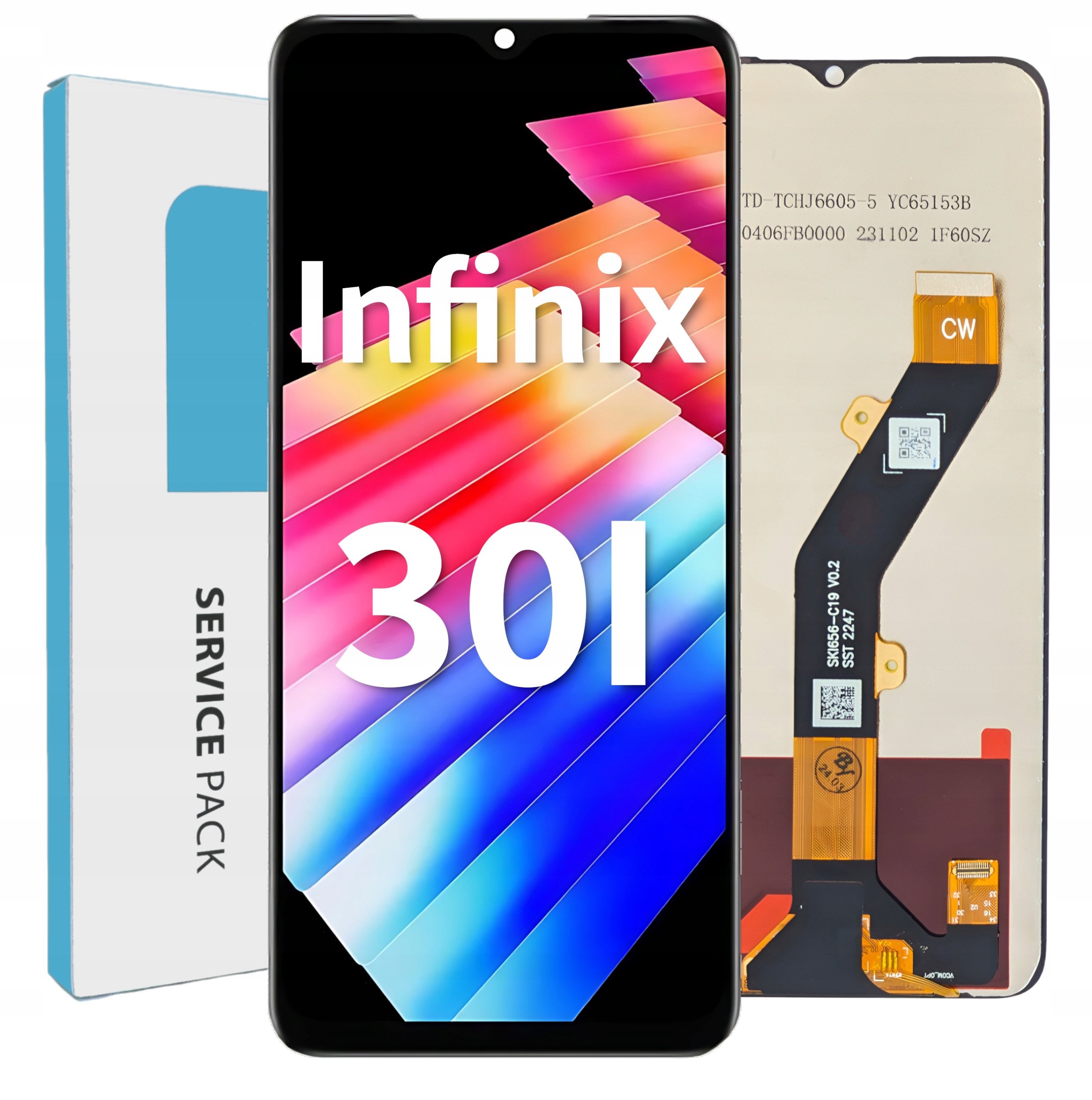 ORYGINAŁ WYŚWIETLACZ EKRAN LCD DO INFINIX HOT 30I