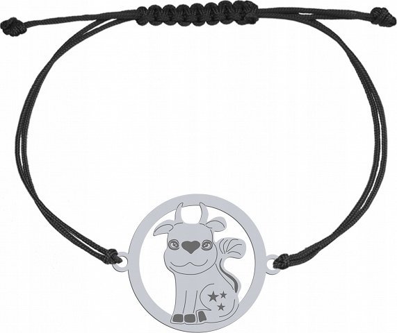 Radziszewska Jewellery Srebrna Bransoletka CUTIE KRÓWKA DEDYKACJA