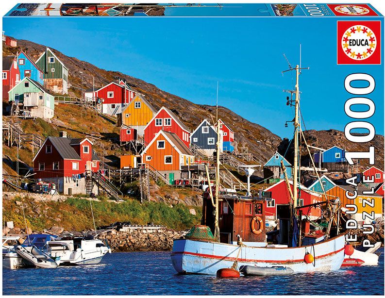 Educa Puzzle Nordic houses 1000 elementów
