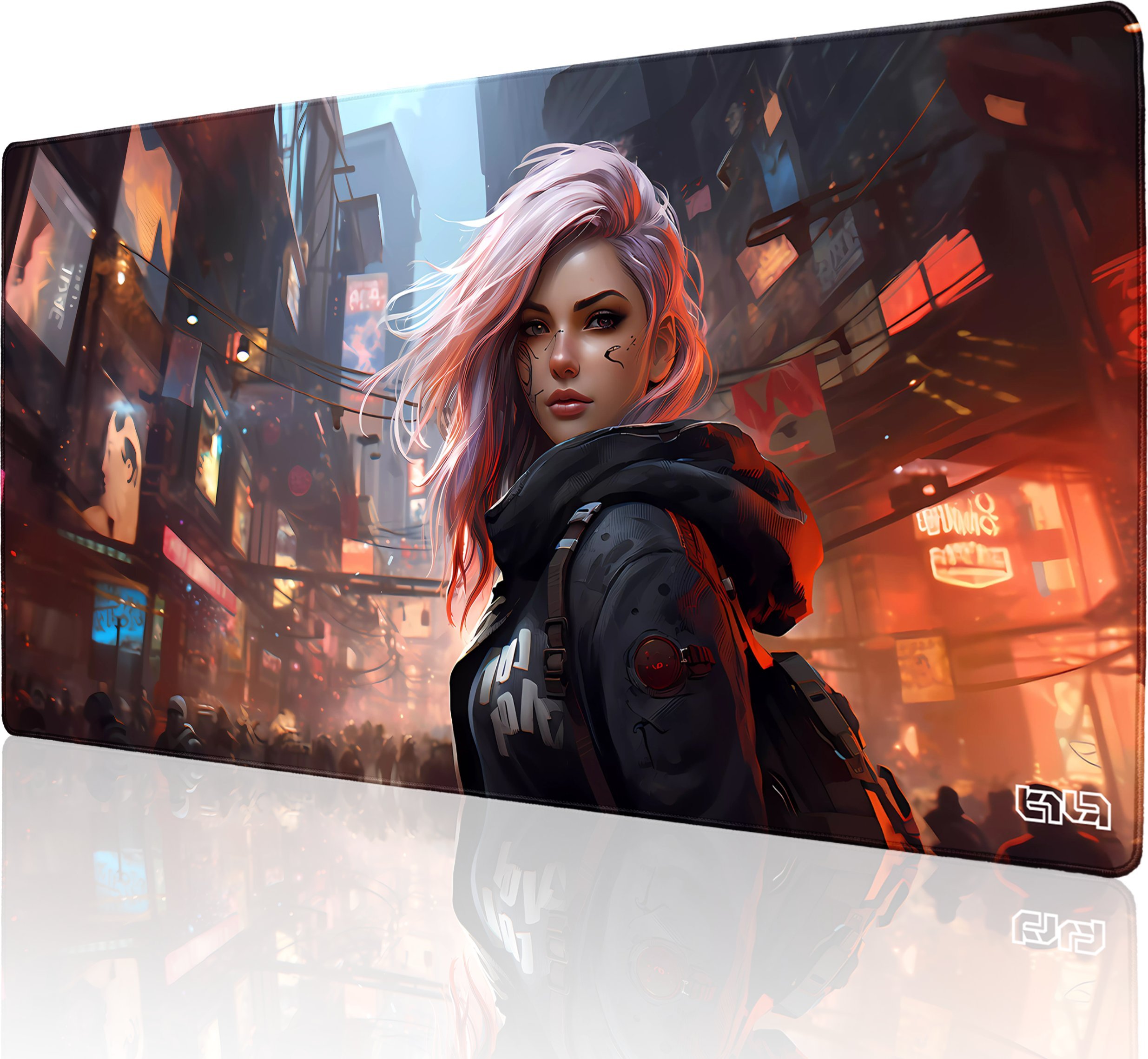 Podkładka Tilt PODKŁADKA POD MYSZKĘ XXL Zatłoczone Kioto 100x50 TILT Wytrzymała XL