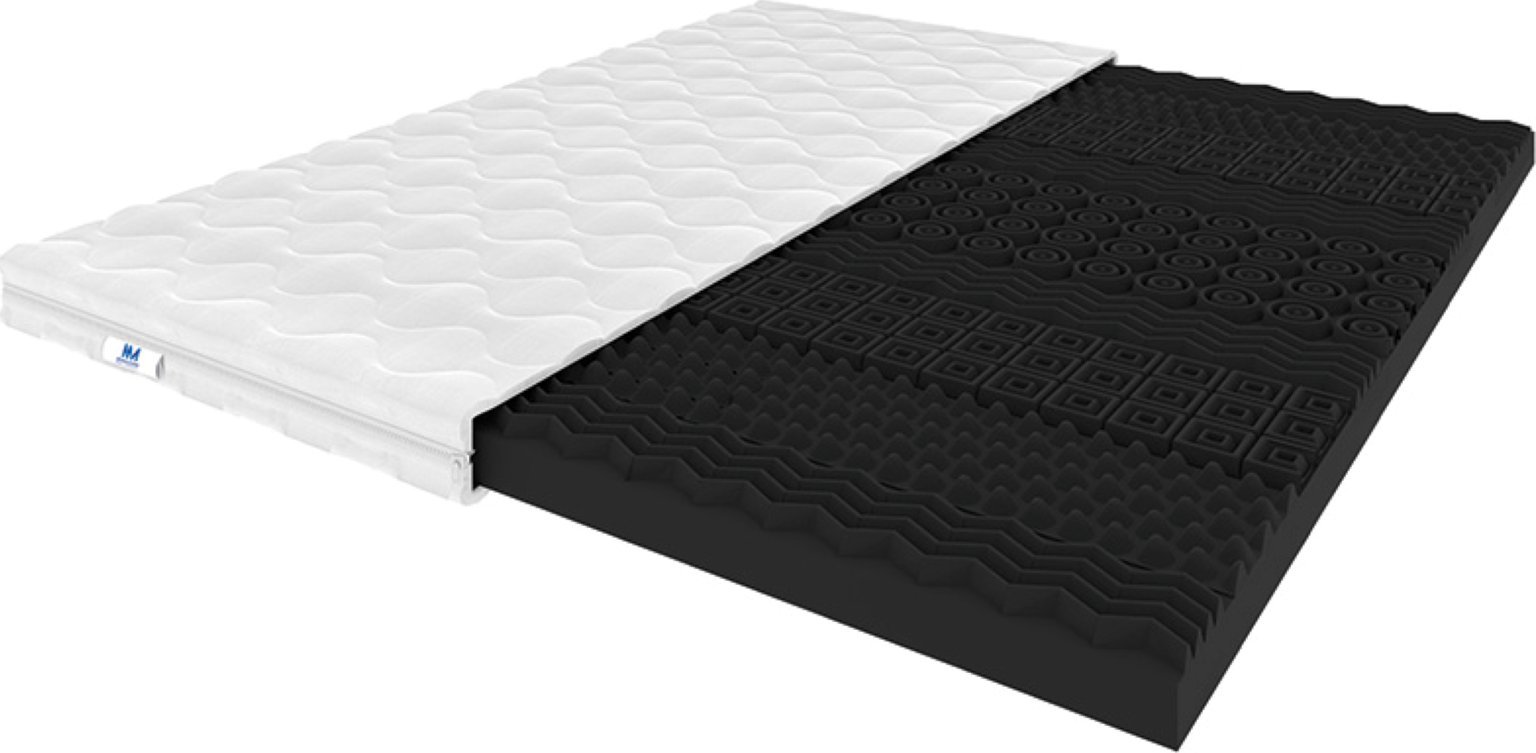 Tompol Venerdi Black Topper 80 x 200 materac masujący nawierzchniowy o grubości 7 cm