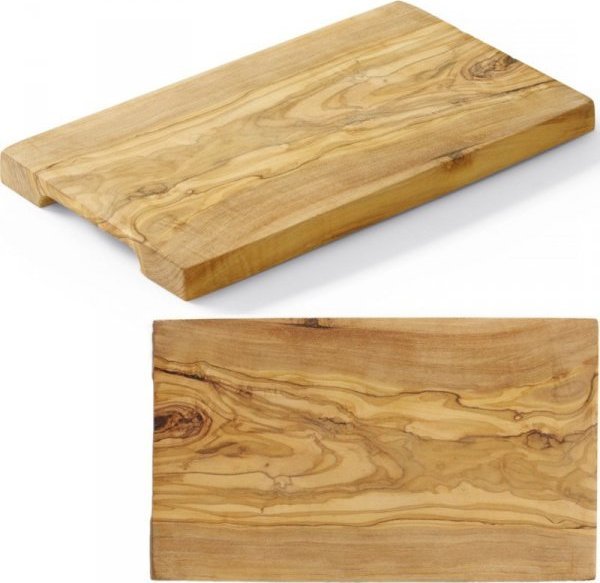 Deska do krojenia Hendi Deska do serwowania z drewna oliwnego prostokątna 250 x 150 x 18 mm - Hendi 505168