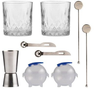 Ravenhead® Whiskey cocktail set 10 dele