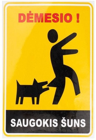 STICKER PROTECTOR DOG 180X120MM