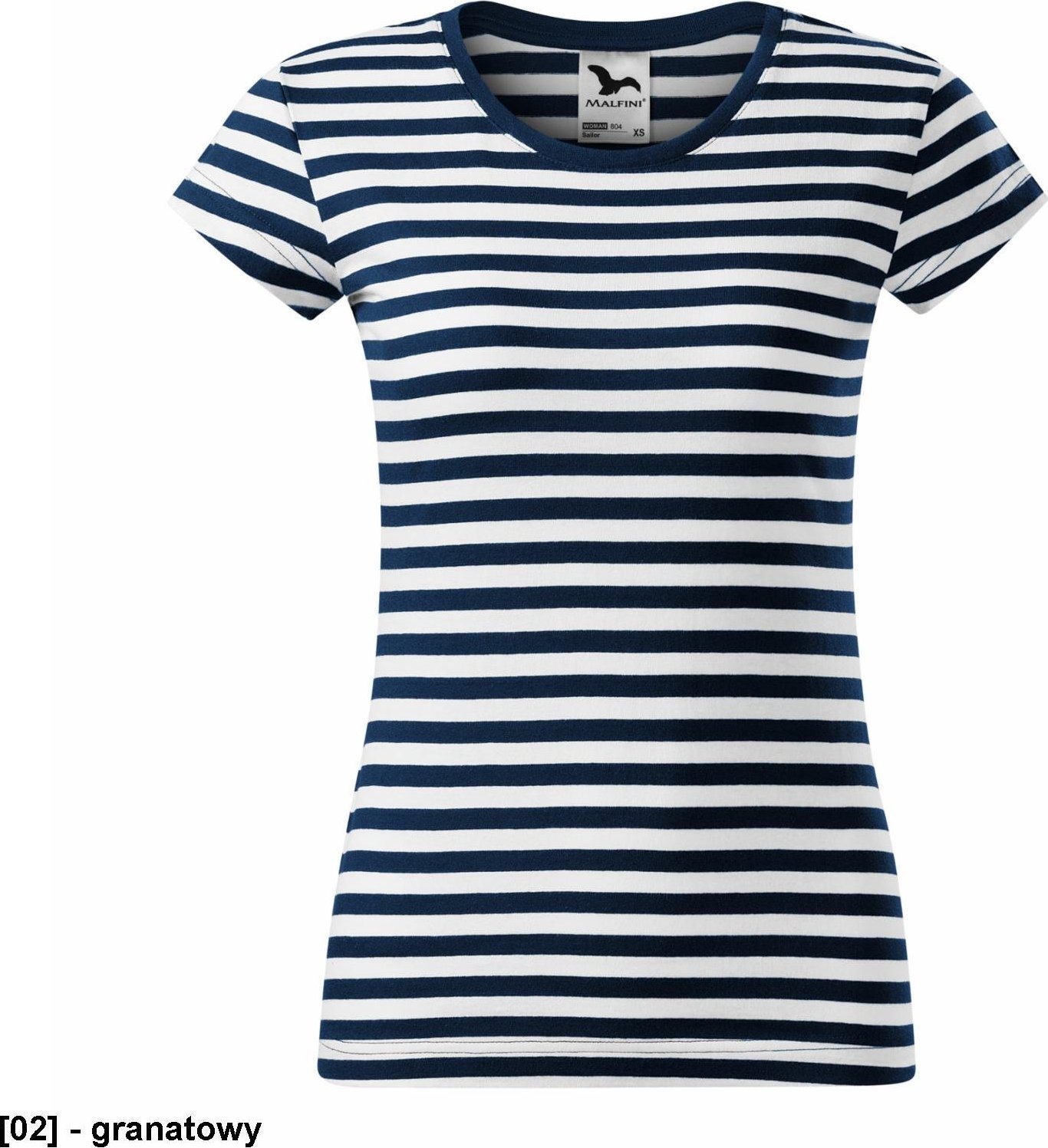 MALFINI Sailor 804 - ADLER - Koszulka damska, 150 g/m, 100% bawełna L