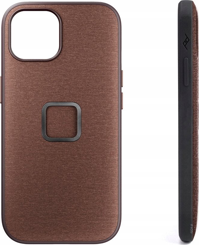 Peak Design Mobile Etui Everyday Case Fabric iPhone 15 - Czerwone