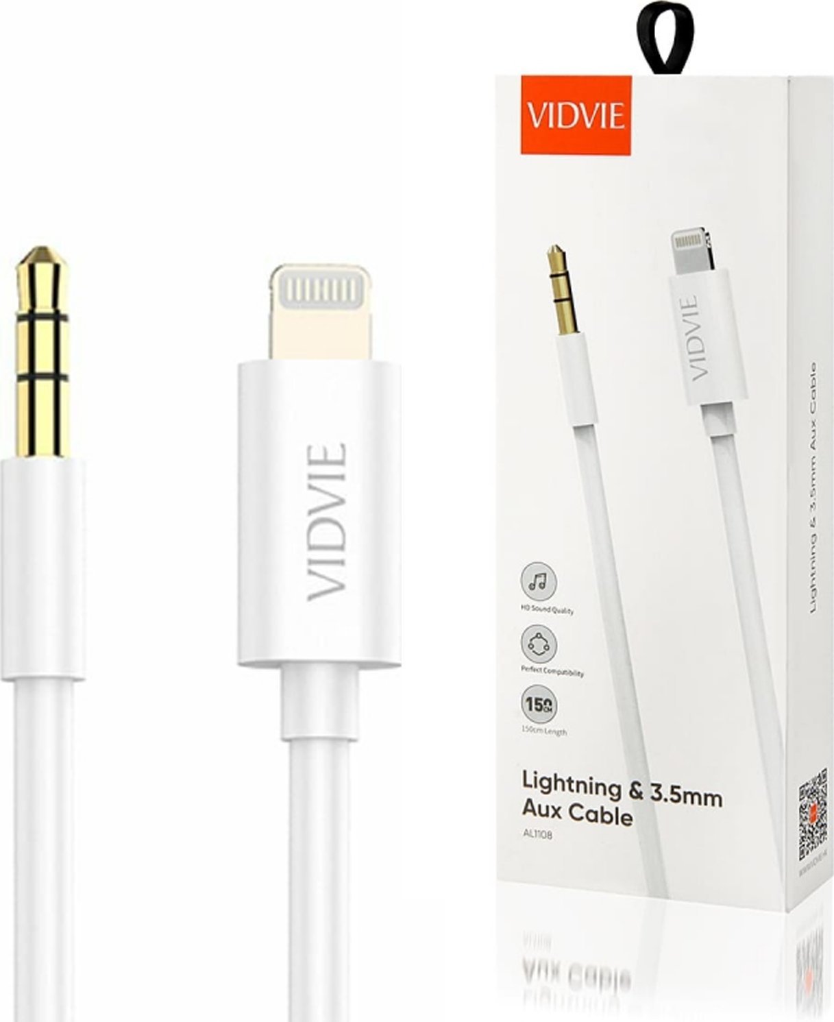 Kabel Hello Case KABEL DO IPHONE LIGHTNING JACK 3,5MM AUDIO 1,5M