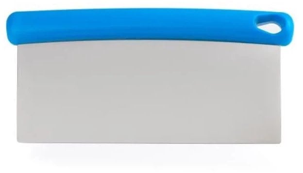 Spatula/flexible dough cutter in stainless steel, 20x11 cm