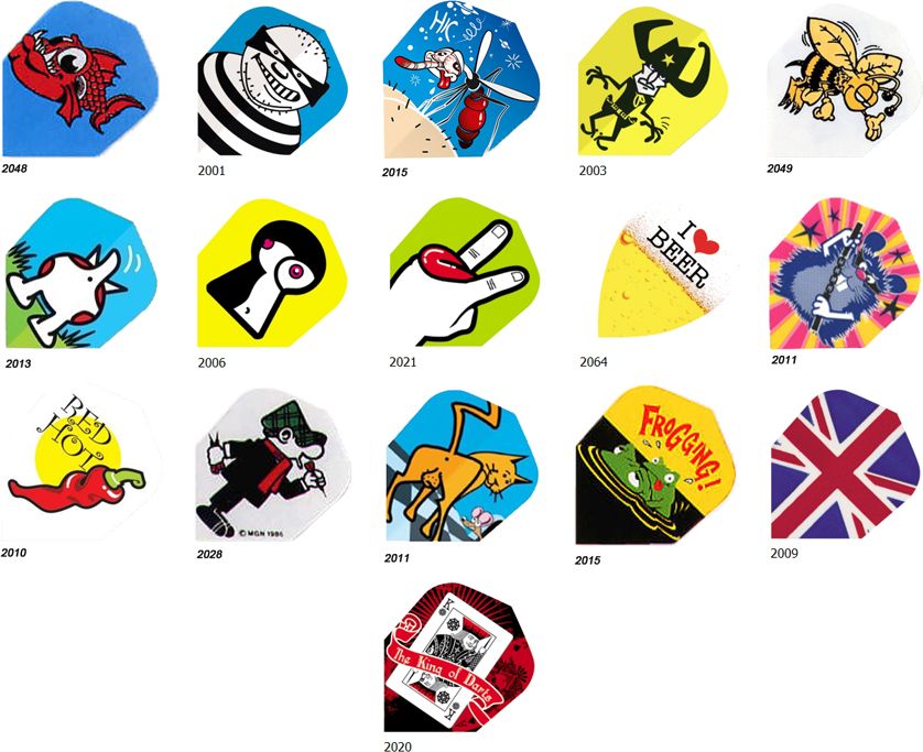 Harrows Piórka do rzutek Quadro (H0020)