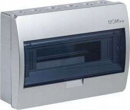 NASIELSK Rozdzielnica modułowa Elektro-Plast Nasielsk Elegant RN 2403-00 natynkowa 1x12 modułów IP40 (PE+N) biała