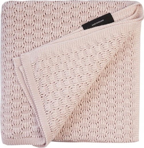 LullaLove Kocyk bambusowy motylek, pudrowy beż Lullalove